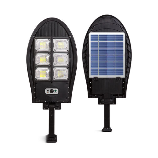 55291A • Szolár fali reflektor - 180 SMD LED - 1200 lm - 10W - 3000 mAh - IP65