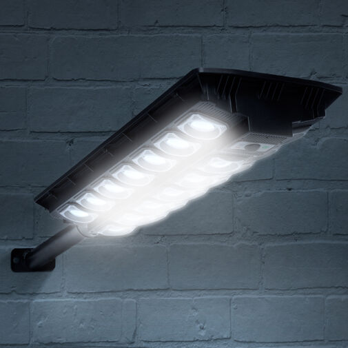 55291B • Szolár fali reflektor - 520 SMD LED - 3000 lm - 20W - 4500 mAh - IP65