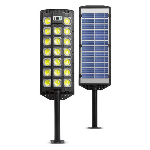55291B • Szolár fali reflektor - 520 SMD LED - 3000 lm - 20W - 4500 mAh - IP65