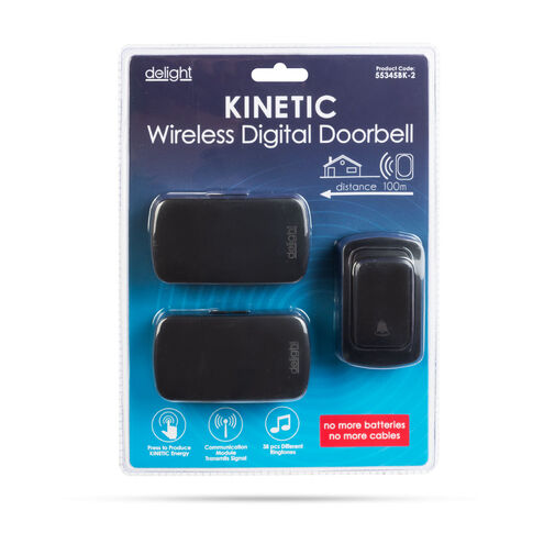 55345BK-2 • Digitális elem- és vezeték nélküli csengő - Kinetic