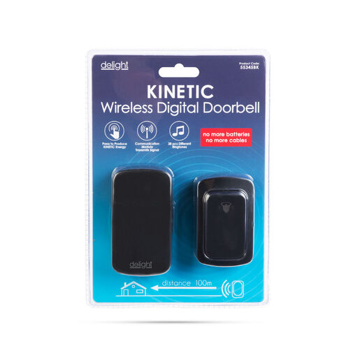 55345BK • Digitális elem- és vezeték nélküli csengő - Kinetic