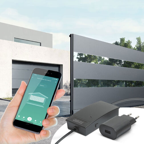 55378 • Smart Wi-Fi-s garázsnyitó szett - USB-s - nyitásérzékelővel