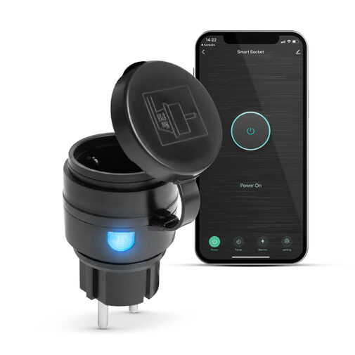 55380 • Smart Wi-Fi-s, kültéri konnektor dugalj - IPX4 - Amazon Alexa, Google Home, Siri, IFTTT