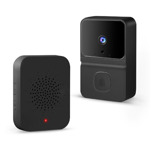 55385BK • Smart videó kaputelefon szett - Wi-Fi-s, akkumulátoros - HD - fekete