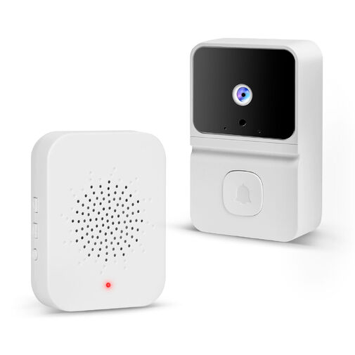55385WH • Smart videó kaputelefon szett - Wi-Fi-s, akkumulátoros - HD - fehér