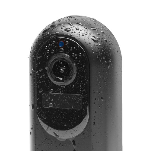 55387BK • Smart Wi-Fi-s videó kaputelefon - akkumulátoros, 12V - MicroSD, FHD, PIR - fekete
