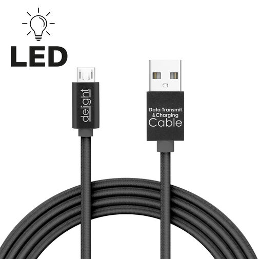 55442M-BK • Adatkábel - MicroUSB