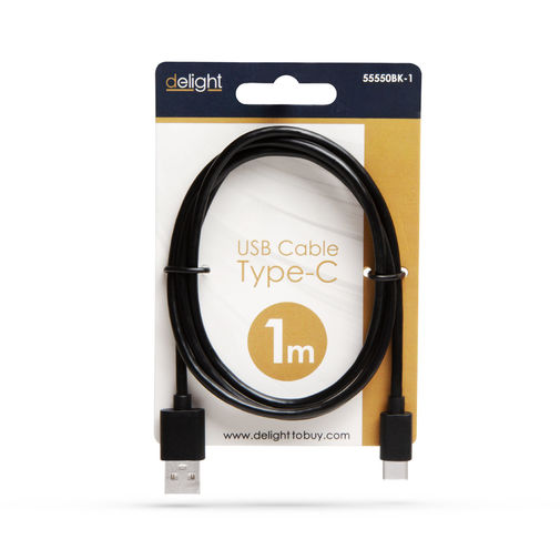 55550BK-1 • Adatkábel - USB Type-C - fekete - 1 m
