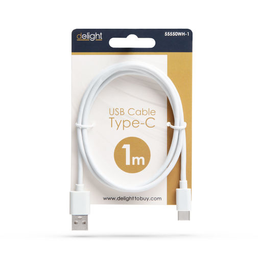55550WH-1 • Adatkábel - USB Type-C - fehér - 1 m