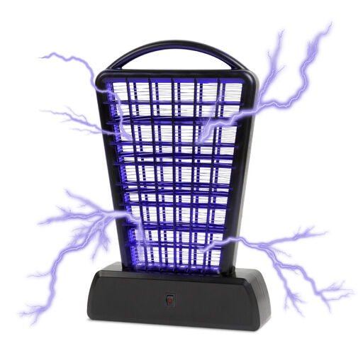 55668 • Asztali UV rovarcsapda - akkumulátoros és USB-s, fekete