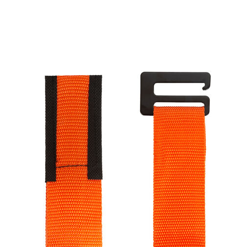 55710B • Bútorszállító heveder hátpánttal, csuklópánttal - 2800 x 45 x 1,2 mm - 2 személy részére