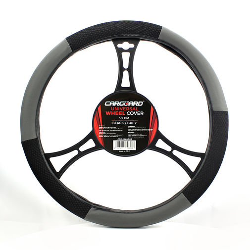55756GY • Kormányvédő - 38 cm - HVA002 - Szürke / Fekete