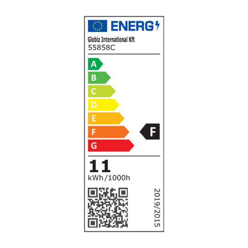 55858C • COB LED szalag - hidegfehér - 24V - 11W/m - 312 LED/méter - 10 m / csomag