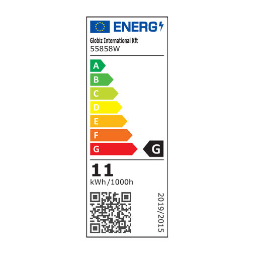 55858W • COB LED szalag - melegfehér - 24V - 11W/m - 312 LED/méter - 10 m / csomag