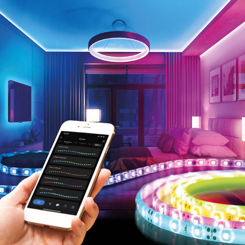 55860 • RGB SMD okos LED szalag - 30 LED / m - 2 x 5 m / csomag