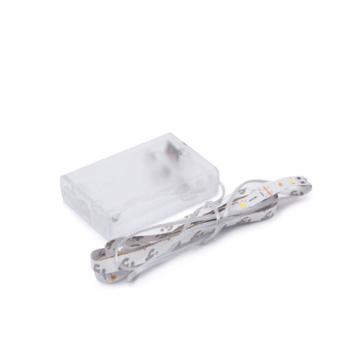 55884 • LED szalag - melegfehér - 1 m - 3 x AA elemes