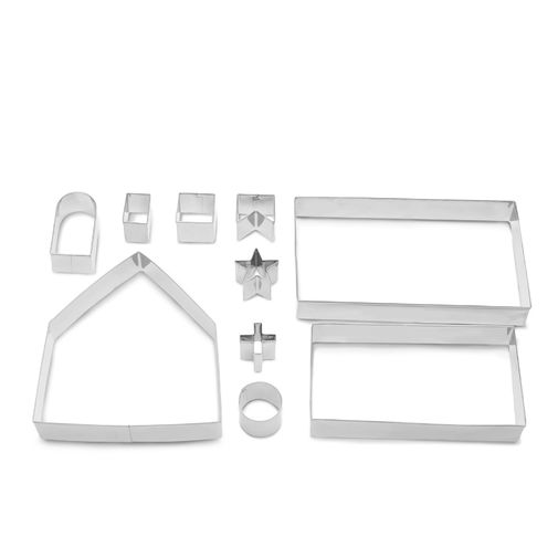 55990A • Sütikiszúró forma - 3D mézeskalács házikó