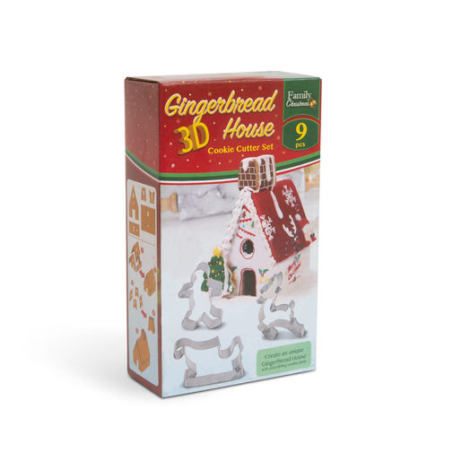 55990C • Sütikiszúró forma - 3D mézeskalács házikó