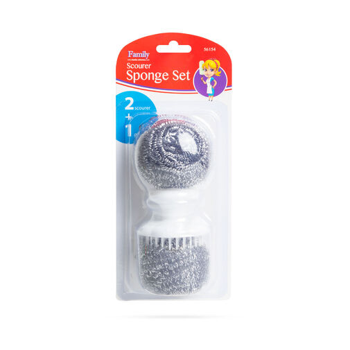 56154 • Dörzsi szivacs szett - 2 db dörzsi + markolat