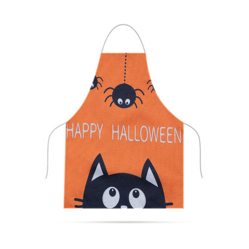 56176C • Kötény - gyerek méret - vízálló vászonszerű - halloween - 44 x 35 cm