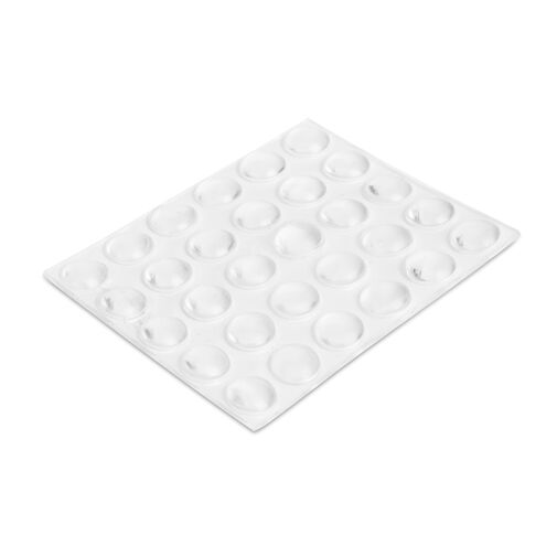 56189 • Ajtóütköző szett - öntapadós, átlátszó - 8 mm - 30 db / csomag