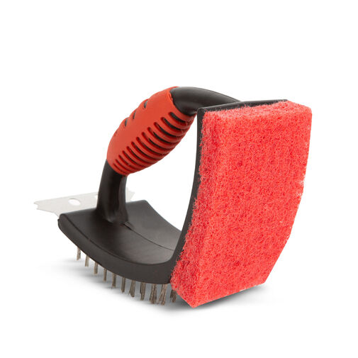 56284 • Grilltisztító kefe és szivacs - ergonomikus markolattal