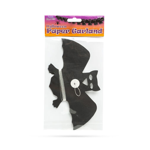 56509B • Halloween-i papír girland - denevér - 3 m