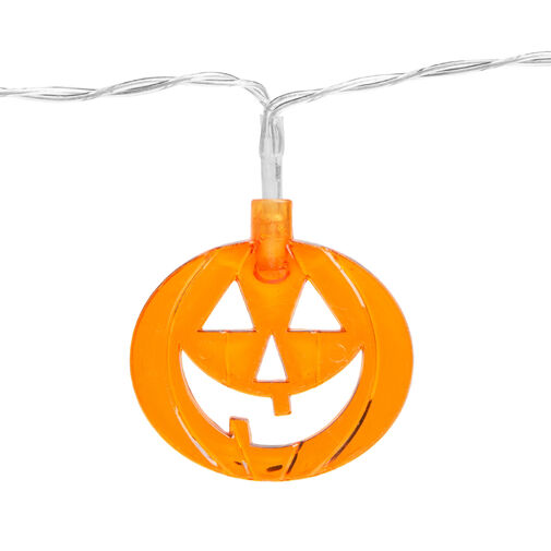 56533A • Halloween-i LED-es fényfüzér - tök - 10 LED - 2 x AA - 1,35 m