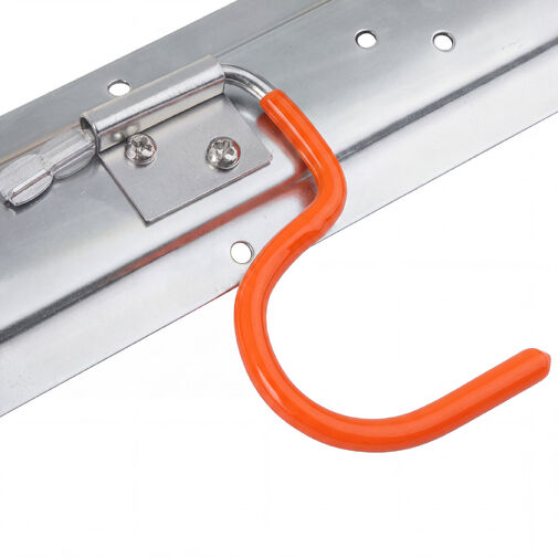 57148C • Univerzális fali takarítóeszköz/szerszám tartó, akasztókkal - 5 részes