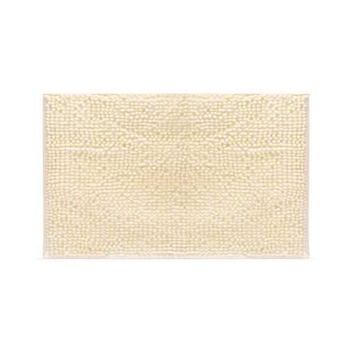 57157B • Fürdőszobai kilépőszőnyeg - hosszúszálú - bézs - 60 x 40 cm
