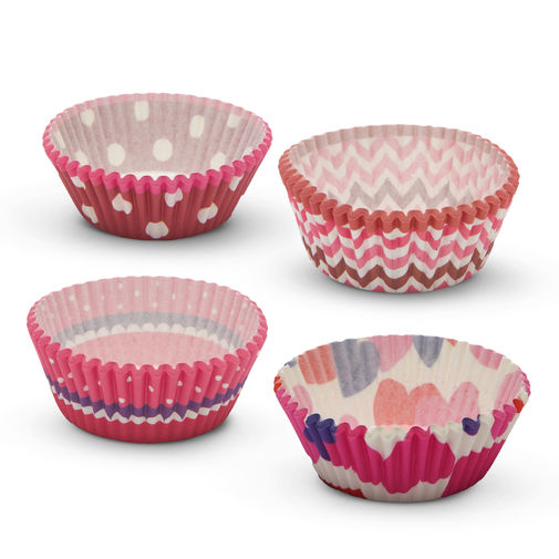 57168H • Muffin papír szett - szív - 100 db / csomag