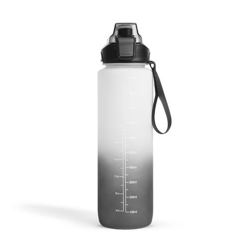 57219C • Sport kulacs - 1L - opálos - fekete-fehér színátmenetes