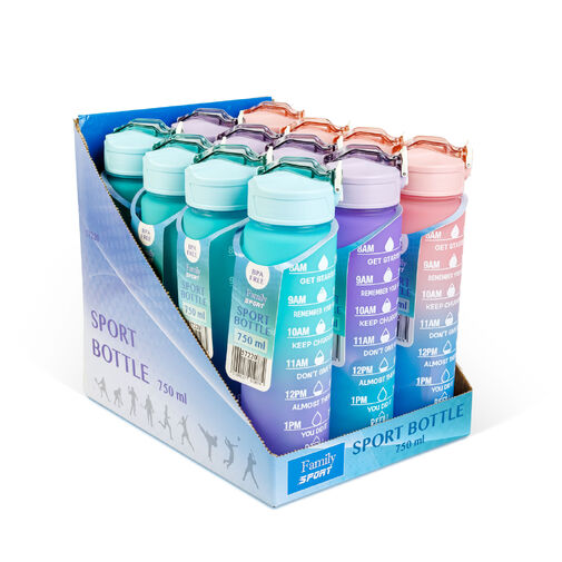 57220 • Sport kulacs - 750 ml - opálos - kék-lila színátmenetes