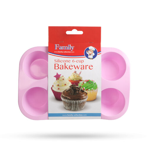 57280PK • Szilikon muffinsütő-forma - 6 adagos