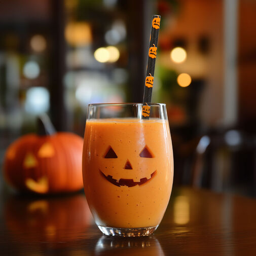 57606 • Papír szívószál - halloween - 197 x 6 mm - 25 db / csomag