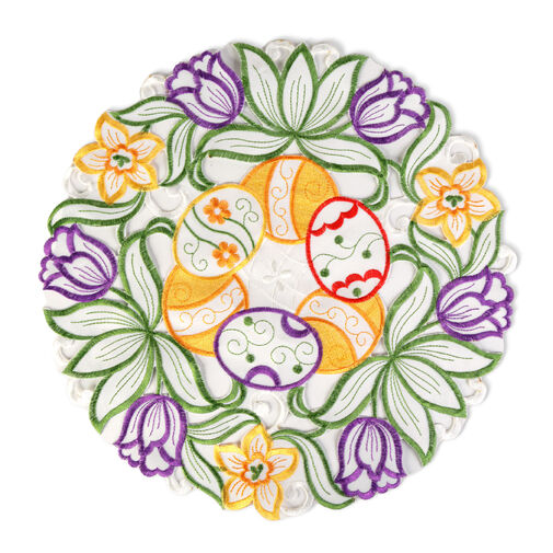 57976 • Húsvéti hímzett alátét -  Ø35 cm