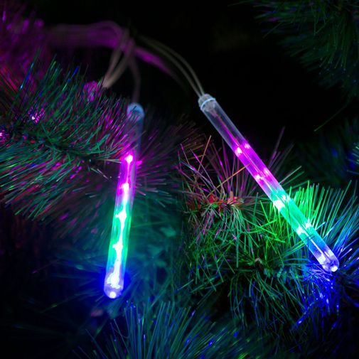 58038B • Meteor jégcsap - 60 LED - 11,5 cm - Multicolor - 3 x AA