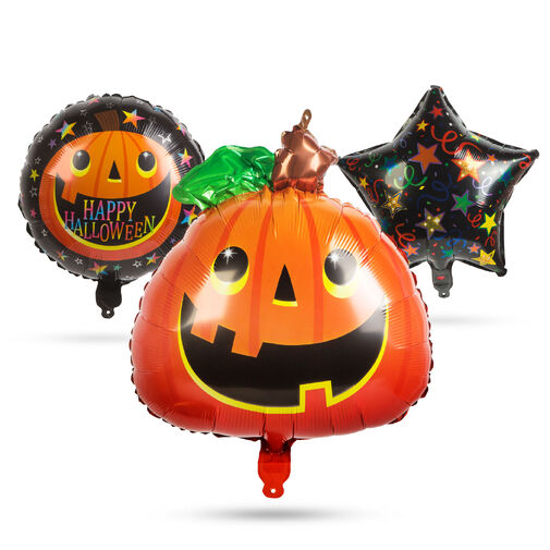 58080E • Halloween lufi szett - tök - 5 db / csomag