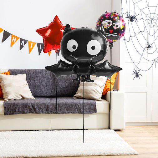 58080F • Halloween lufi szett - denevér - 5 db / csomag