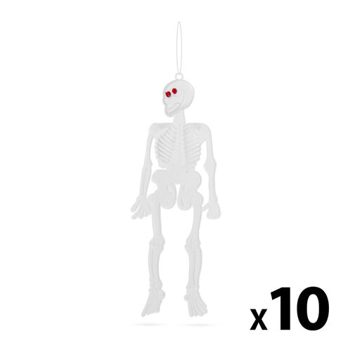 58104 • Foszforeszkáló csontváz szett - halloween-i dekoráció - 10 db / csomag