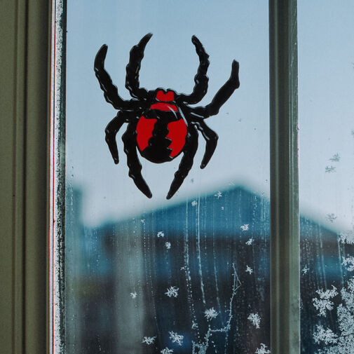 58107C • Halloween-i ablakdekor - pók