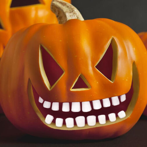 58110 • Halloween-i töklámpás fogak - 18 fog / csomag