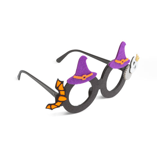 58117A • Halloween-i party szemüveg - boszorkány kalap