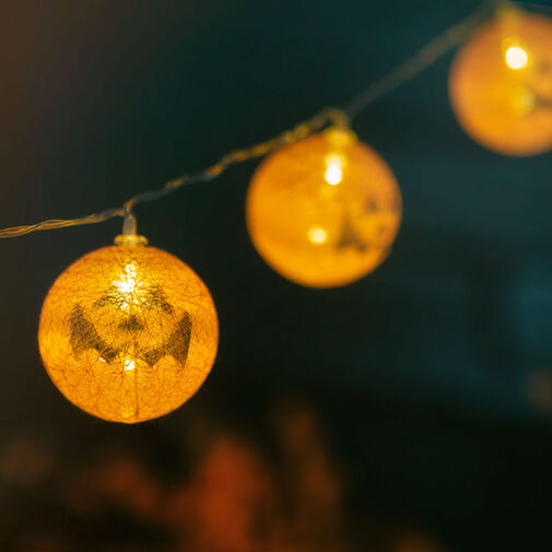 58120 • Halloween-i LED-es lampion fényfüzér