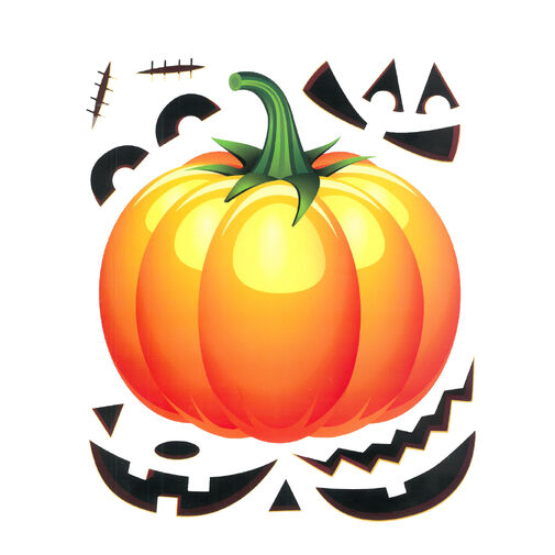 58131C • Halloween-i matrica szett - tök - 15 részes