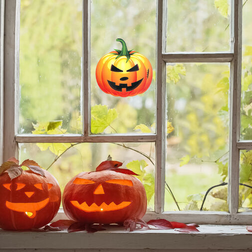 58131C • Halloween-i matrica szett - tök - 15 részes