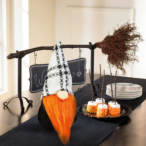58136A • Halloween-i skandináv manó - 16 cm - narancs