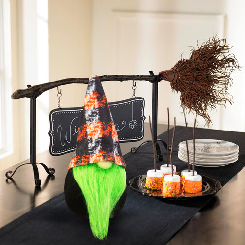 58136B • Halloween-i skandináv manó - 16 cm - zöld