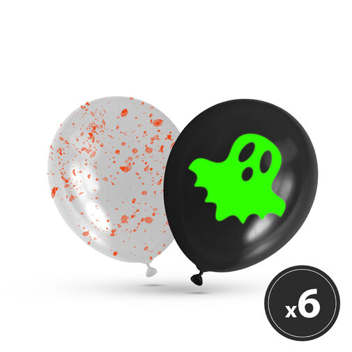 58139 • Halloween-i lufi szett - foszforeszkáló - 6 db / csomag