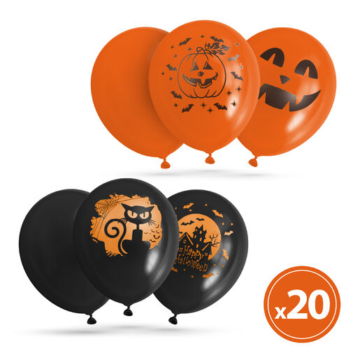 58140 • Halloween-i lufi szett - 6 féle - 20 db / csomag